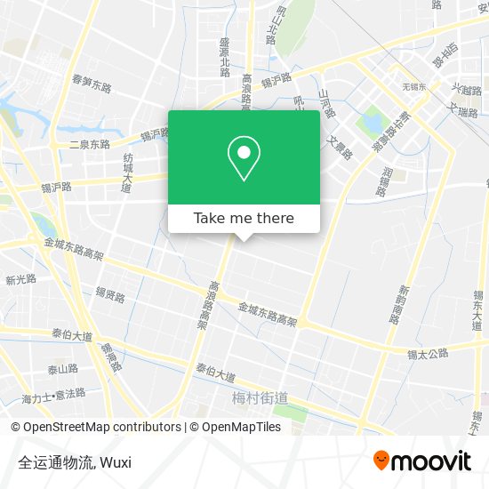 全运通物流 map