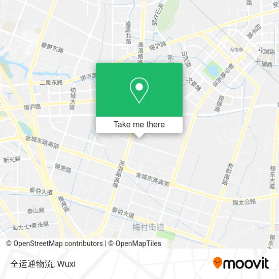 全运通物流 map