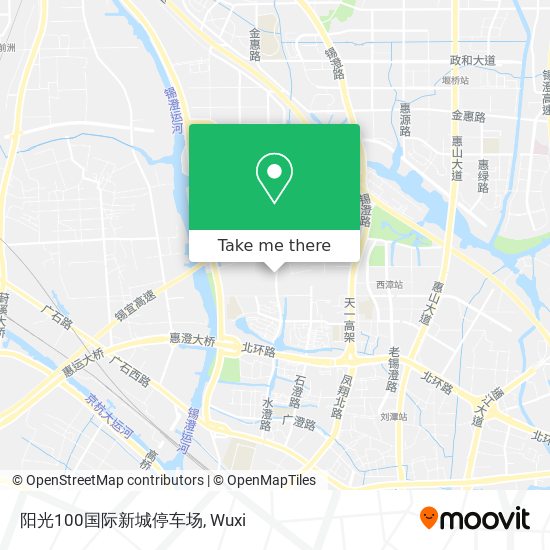 阳光100国际新城停车场 map