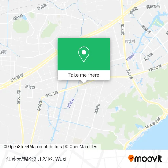 江苏无锡经济开发区 map