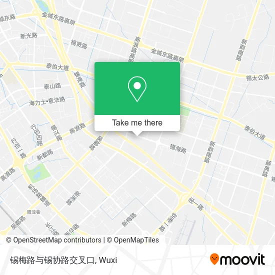 锡梅路与锡协路交叉口 map