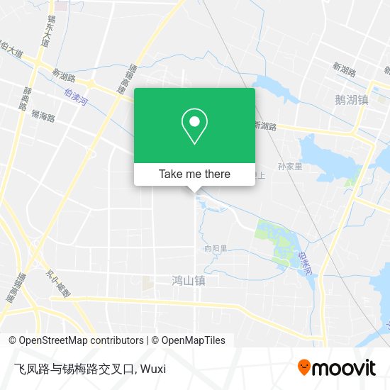 飞凤路与锡梅路交叉口 map