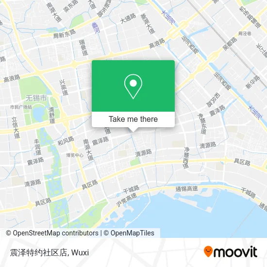震泽特约社区店 map
