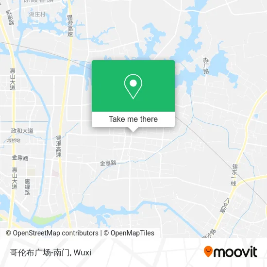 哥伦布广场-南门 map