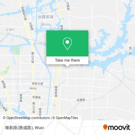 堰新路(惠成路) map