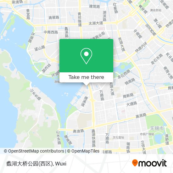 蠡湖大桥公园(西区) map