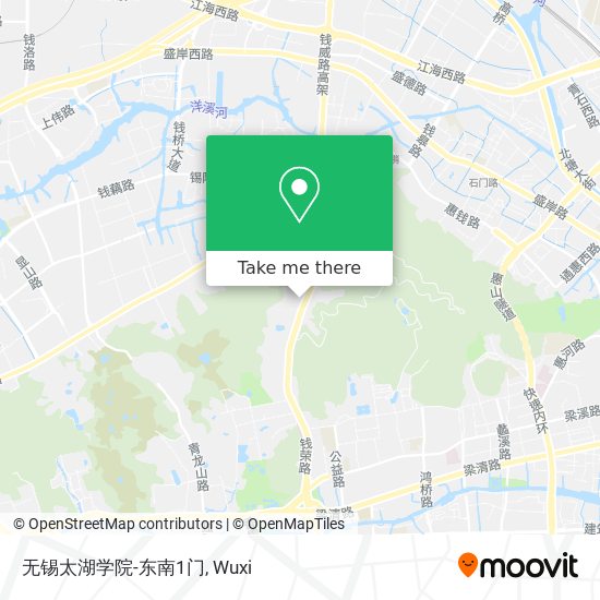 无锡太湖学院-东南1门 map