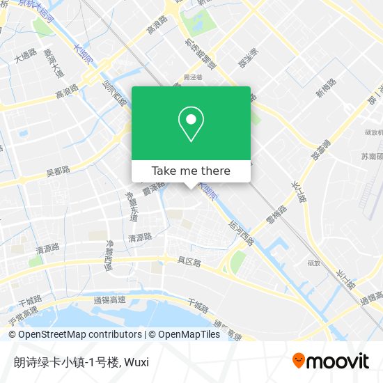 朗诗绿卡小镇-1号楼 map