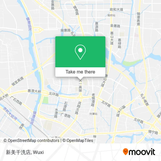 新美干洗店 map