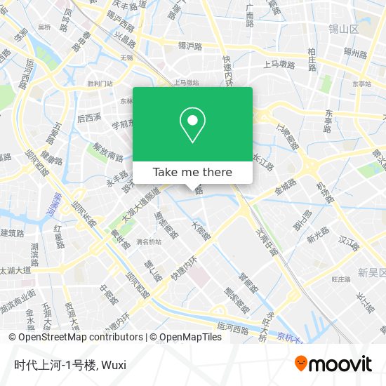 时代上河-1号楼 map