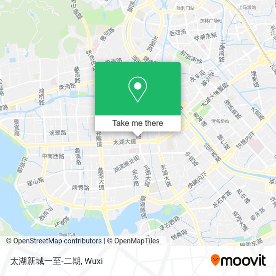 太湖新城一至-二期 map
