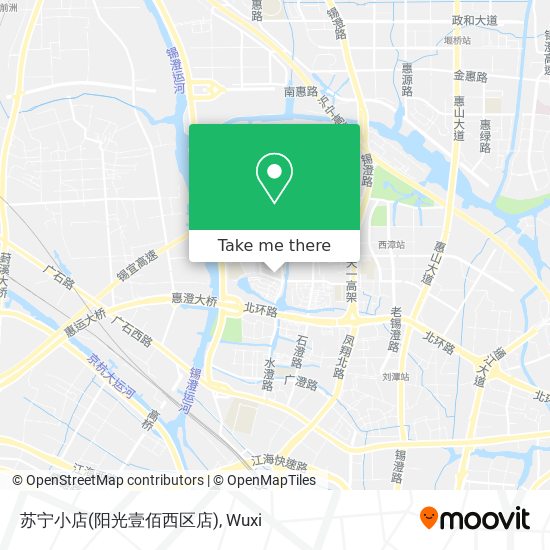 苏宁小店(阳光壹佰西区店) map