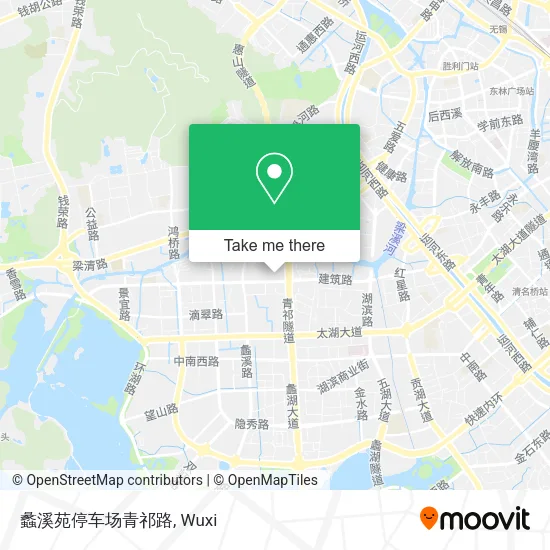 蠡溪苑停车场青祁路 map