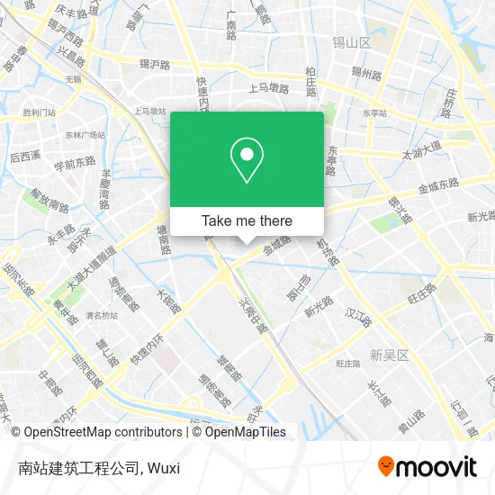 南站建筑工程公司 map