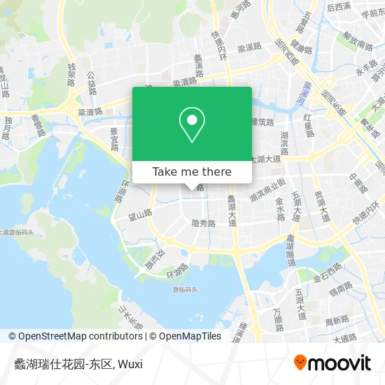 蠡湖瑞仕花园-东区 map