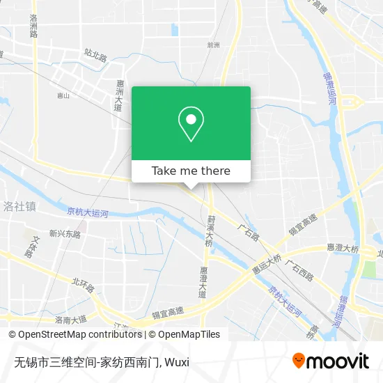 无锡市三维空间-家纺西南门 map