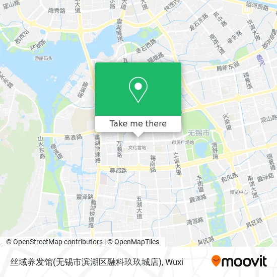 丝域养发馆(无锡市滨湖区融科玖玖城店) map