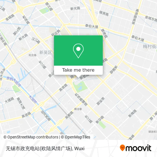 无锡市政充电站(欧陆风情广场) map