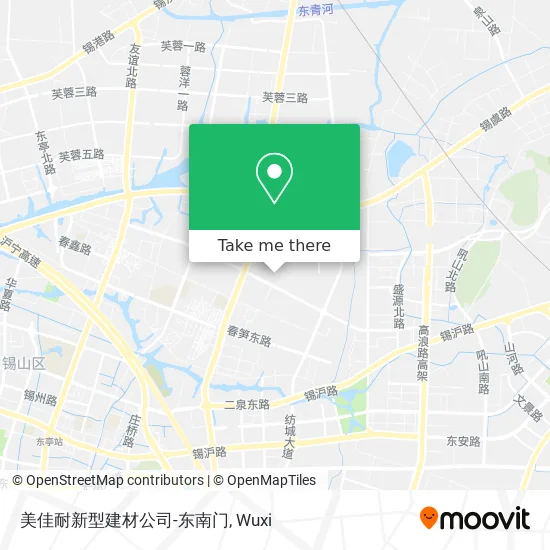 美佳耐新型建材公司-东南门 map