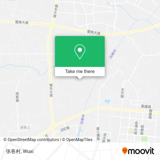 张巷村 map