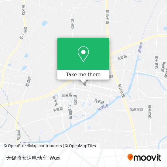 无锡骑安达电动车 map
