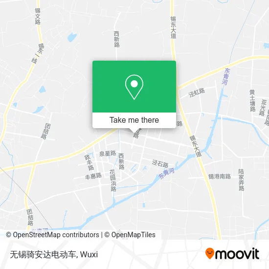 无锡骑安达电动车 map