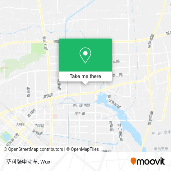萨科骑电动车 map