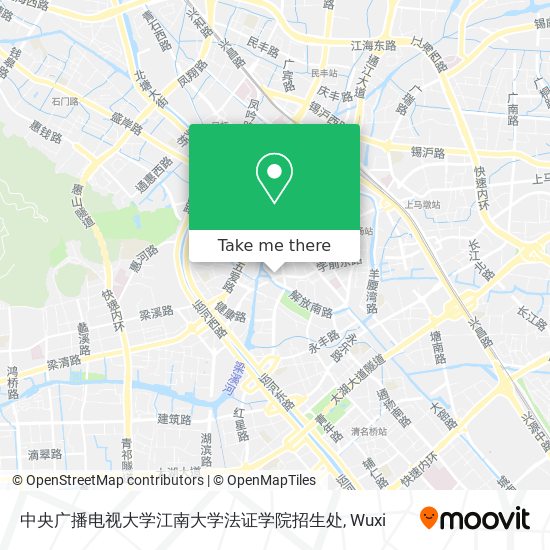 中央广播电视大学江南大学法证学院招生处 map