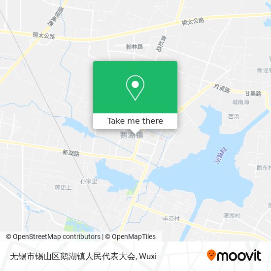无锡市锡山区鹅湖镇人民代表大会 map
