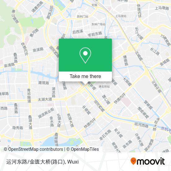 运河东路/金匮大桥(路口) map