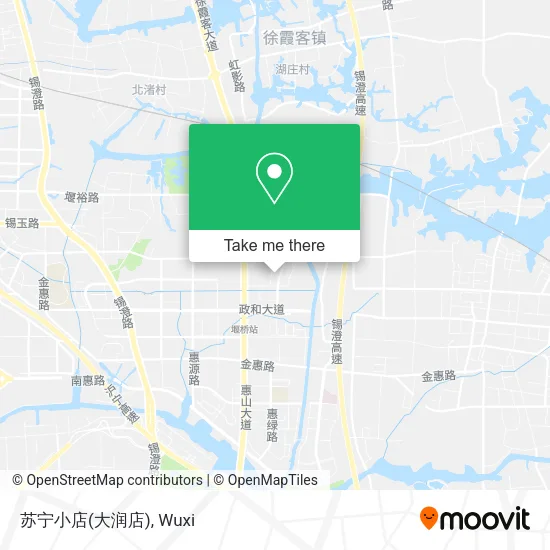 苏宁小店(大润店) map