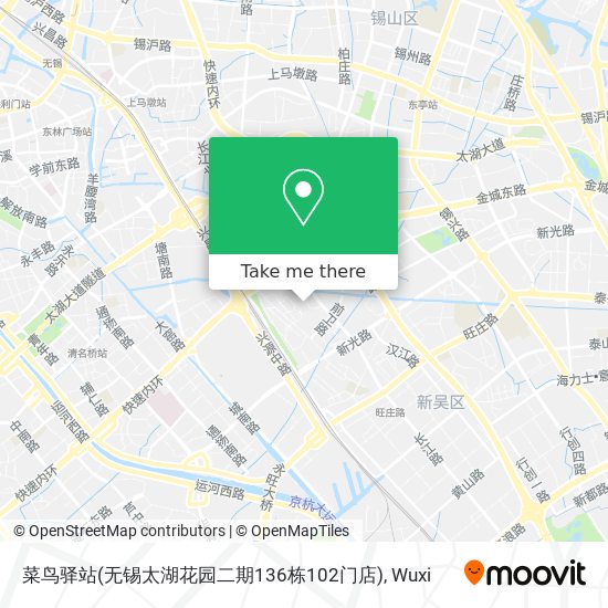菜鸟驿站(无锡太湖花园二期136栋102门店) map