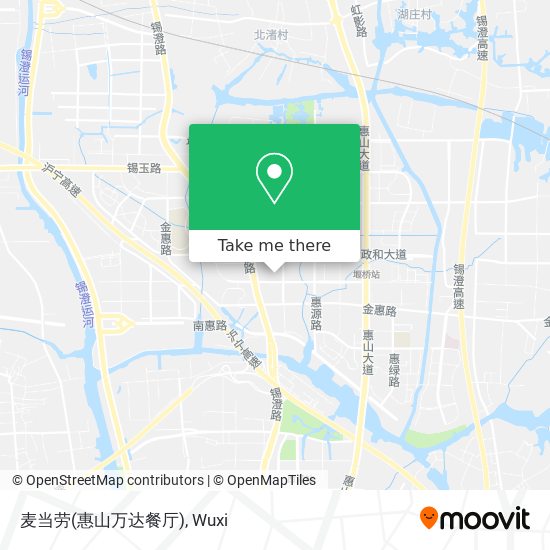 麦当劳(惠山万达餐厅) map