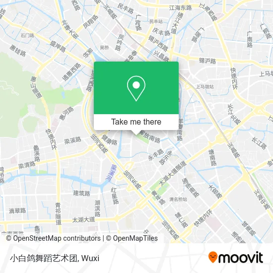 小白鸽舞蹈艺术团 map