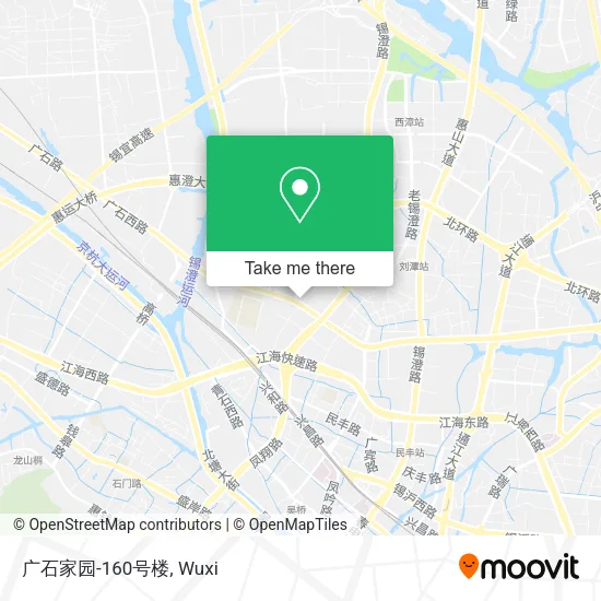 广石家园-160号楼 map