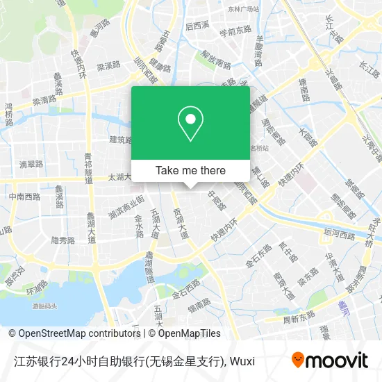 江苏银行24小时自助银行(无锡金星支行) map