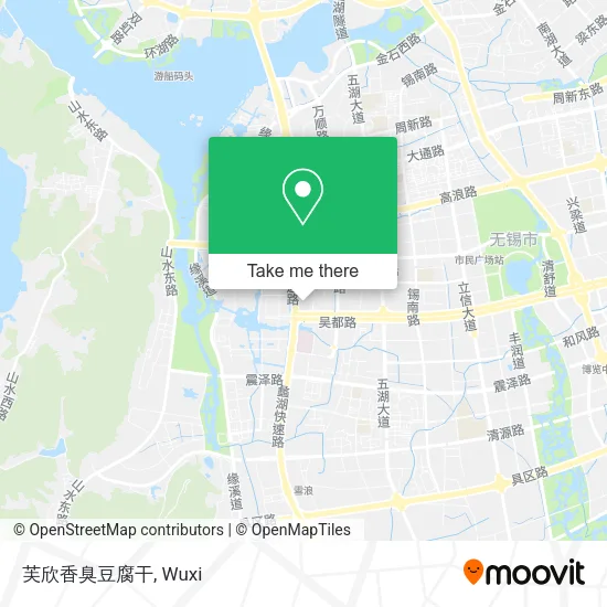 芙欣香臭豆腐干 map