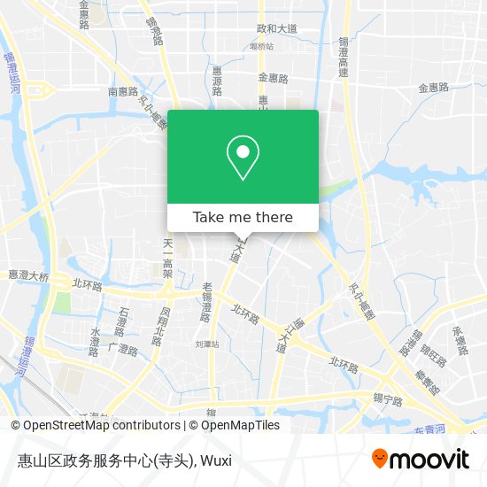 惠山区政务服务中心(寺头) map
