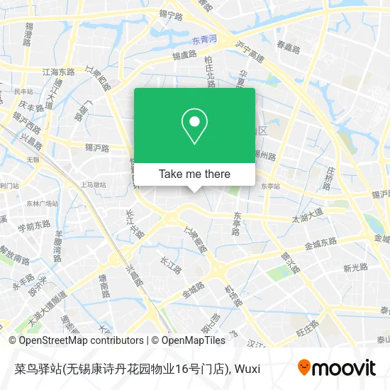 菜鸟驿站(无锡康诗丹花园物业16号门店) map