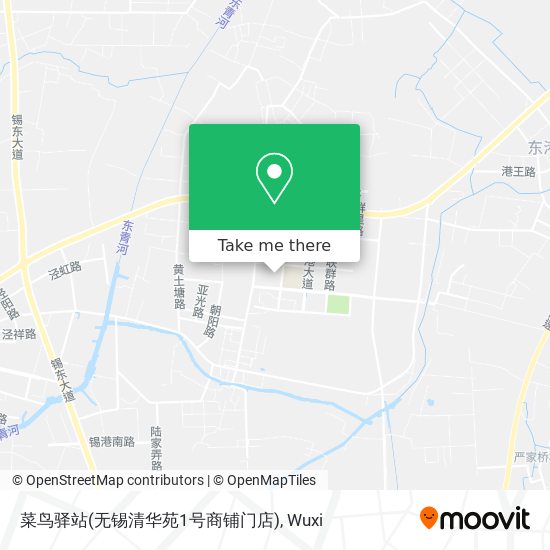 菜鸟驿站(无锡清华苑1号商铺门店) map