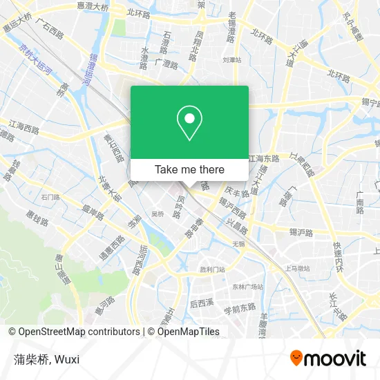 蒲柴桥 map