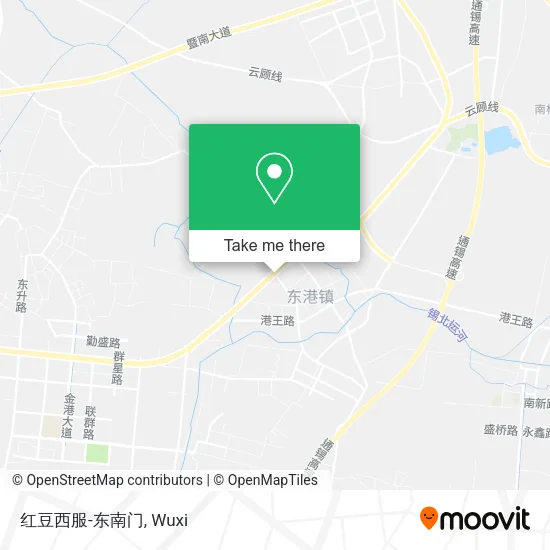 红豆西服-东南门 map