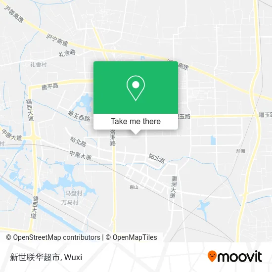 新世联华超市 map