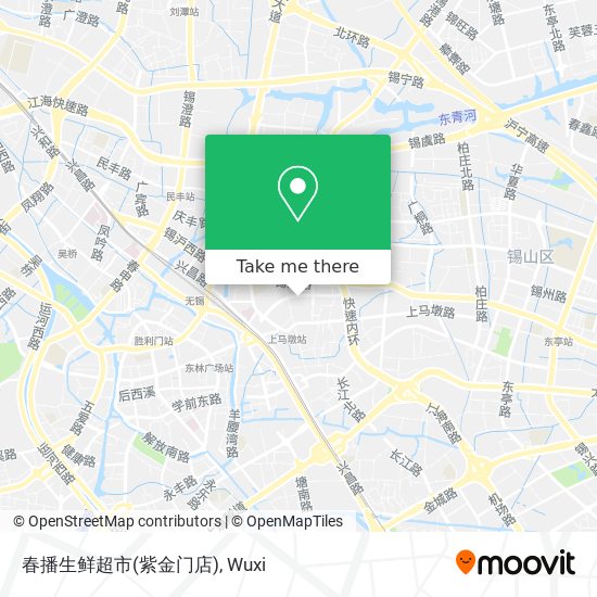 春播生鲜超市(紫金门店) map