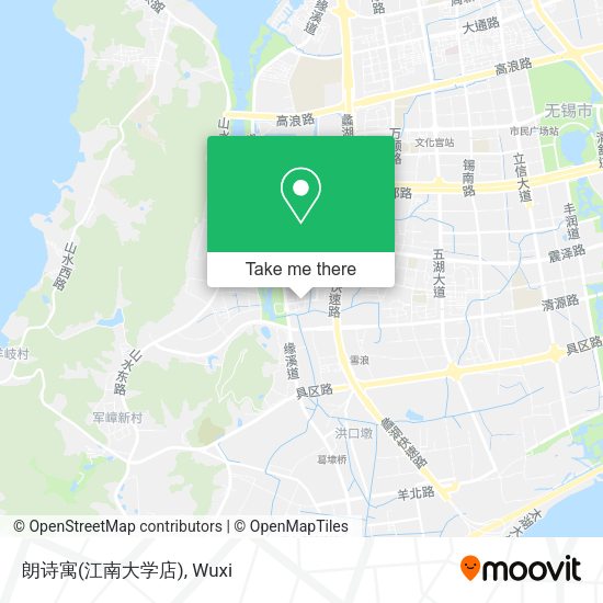 朗诗寓(江南大学店) map