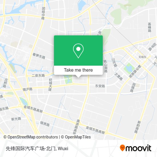 先锋国际汽车广场-北门 map
