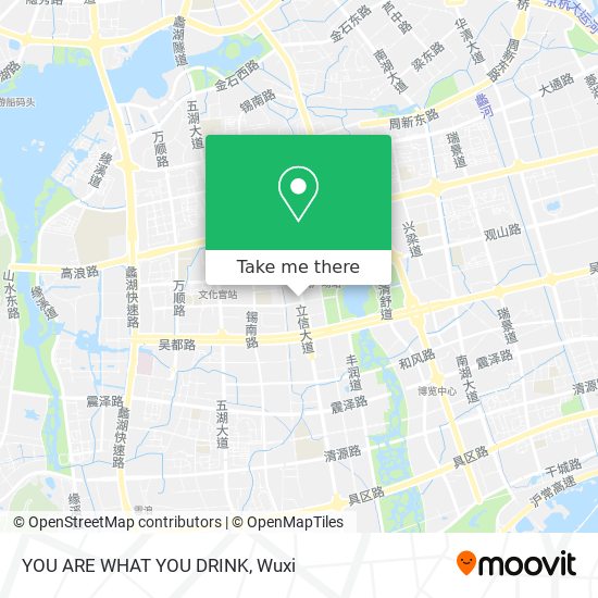 YOU ARE WHAT YOU DRINK map