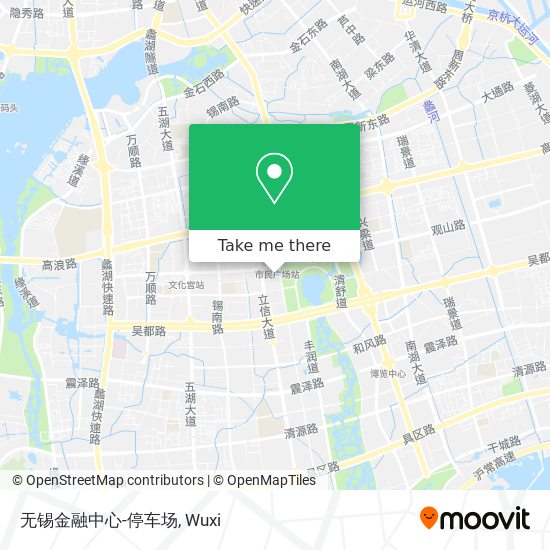 无锡金融中心-停车场 map