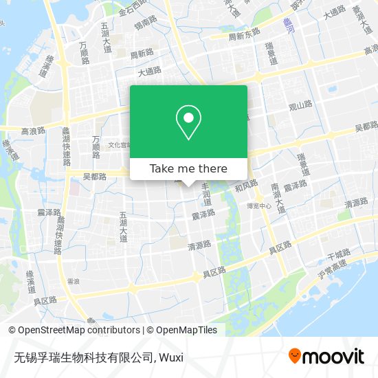 无锡孚瑞生物科技有限公司 map