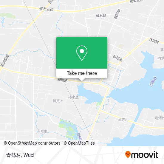 青荡村 map